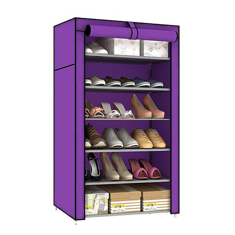 New Design Large Capacity Non-woven Multilayer Fabric Shoe Rack