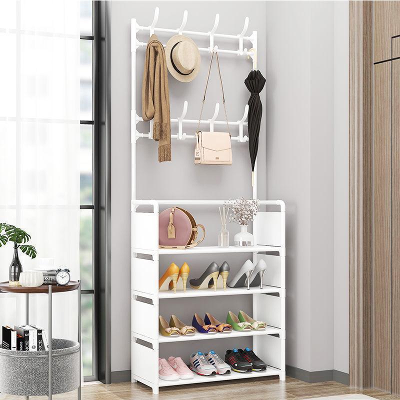 Cheap Simple All-in-one Multifunctional 4 Tier Shoe Rack Cabinet