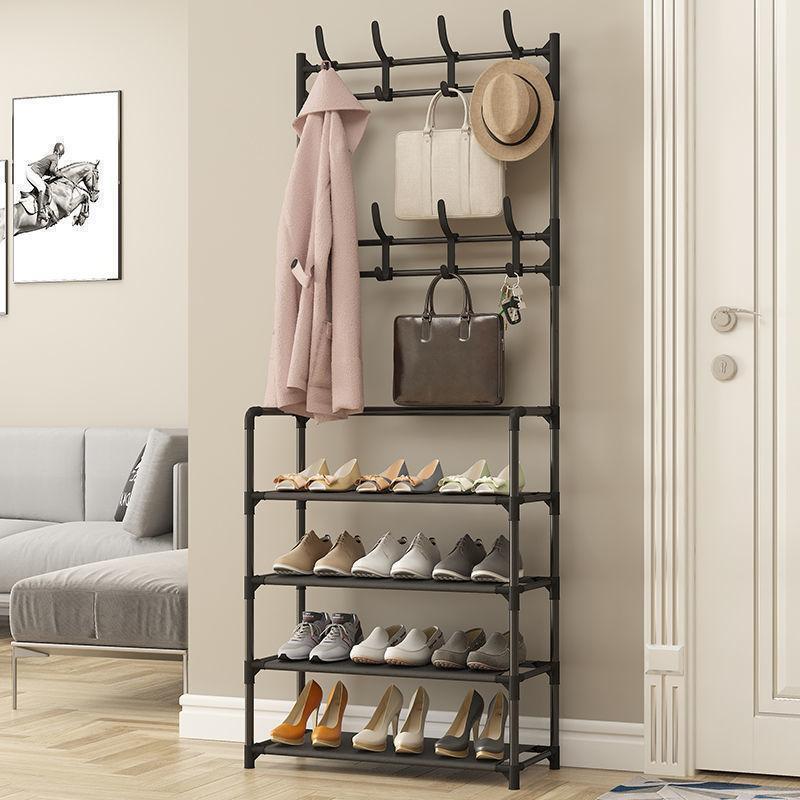 Cheap Simple All-in-one Multifunctional 4 Tier Shoe Rack Cabinet