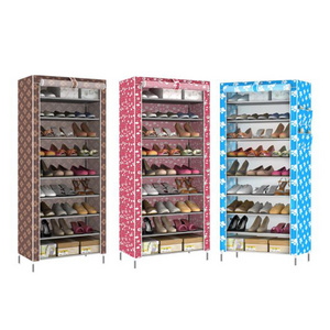 Household Dust-proof Assembled Simple Multilayer Fabric Shoe Rack