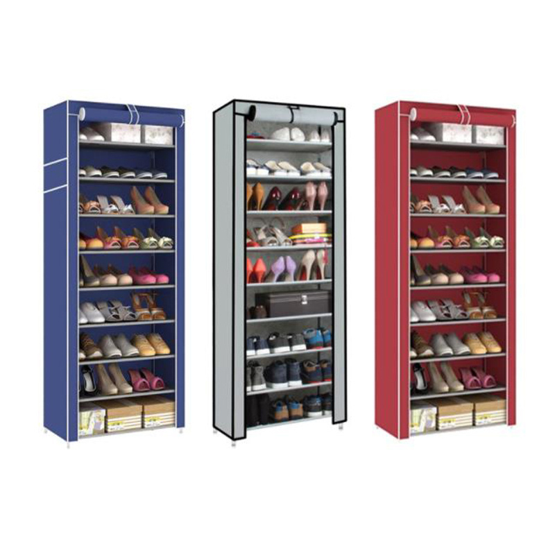 Household Dust-proof Assembled Simple Multilayer Fabric Shoe Rack