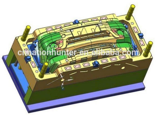 Video!! Professional auto car front bumper plastic  mould,rear bumper injection mold,automotive vehicle molding