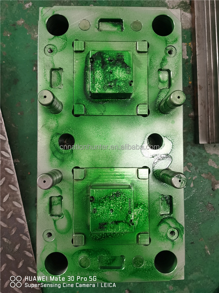 Video!Professional factory 2 cavity cold runner precision electrical plastic PVC junction box injection template moulding