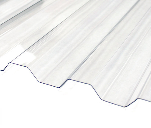 0.8mm polycarbonate transparent corrugated wave roofing sheet