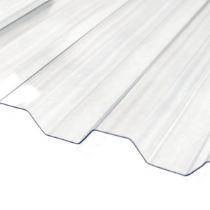 0.8mm polycarbonate transparent corrugated wave roofing sheet