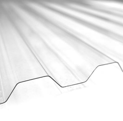 0.8mm polycarbonate transparent corrugated wave roofing sheet