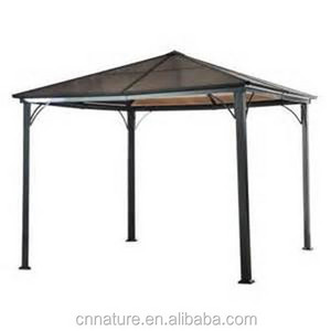 luxury UV protection gazebo made of polycarbonate sheet