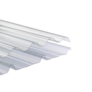 Polycarbonate transparent clear corrugated  plastic roof sheet