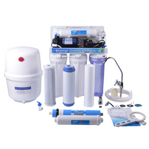 5-8 stage ro water filter system for water treatment with 3G 4G plastic pressure tank