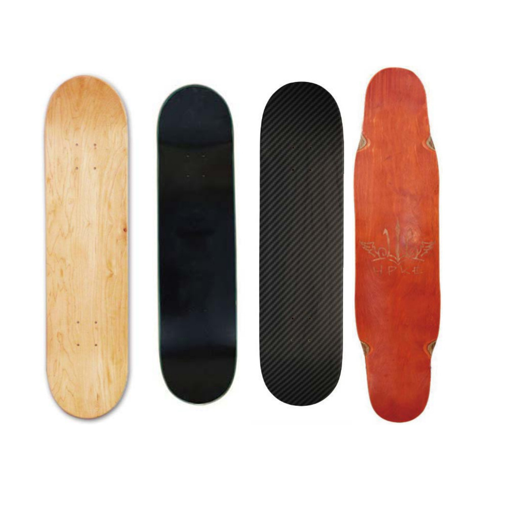 Wholesale cheap 8 ply maple 7.75 inch heat transfer printing graphic blank skateboard deck for gift