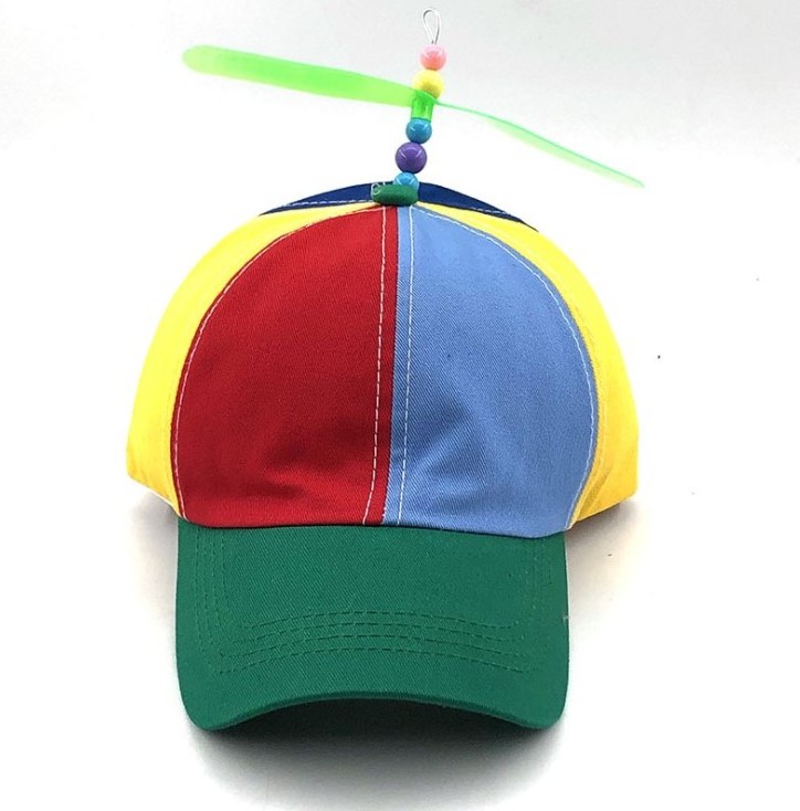 Original DIY Sunshade Color Baseball Men and women Detachable Windmill Propeller Parent-child Child Hat