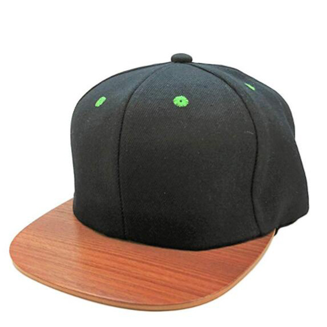 Baseball caps, Snapback Hats with Wood Brim, Without Logo