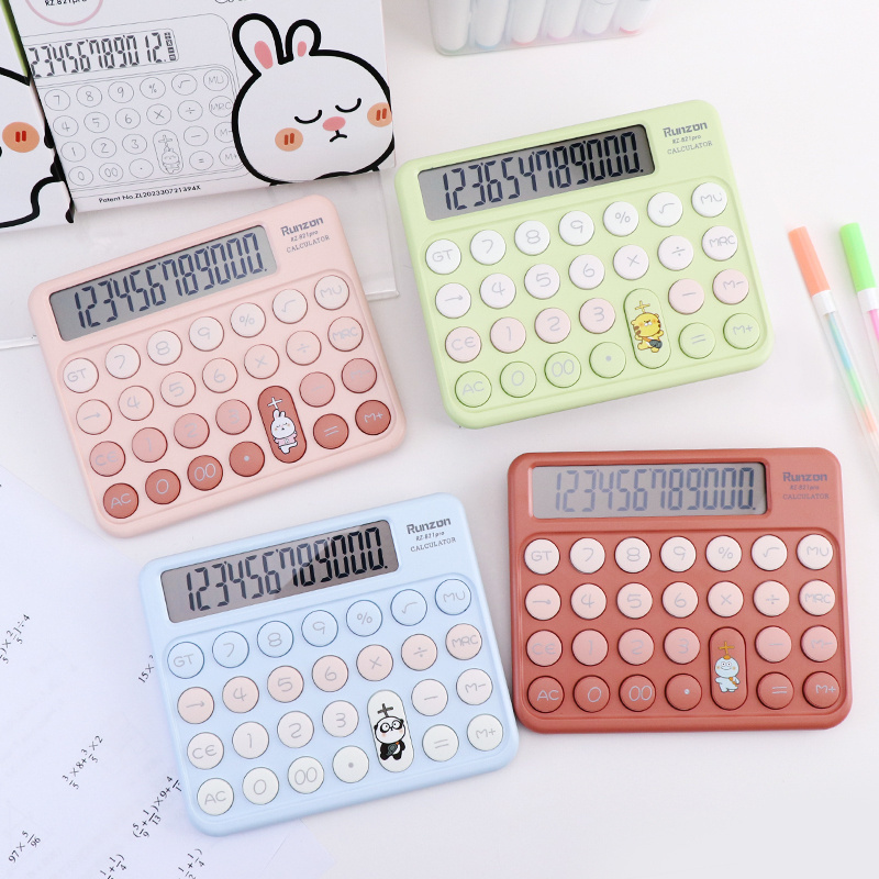 ANI Ready Stock 27 Steps Cute Calculator Simple Fresh Creative Fashion Calculator For Kids