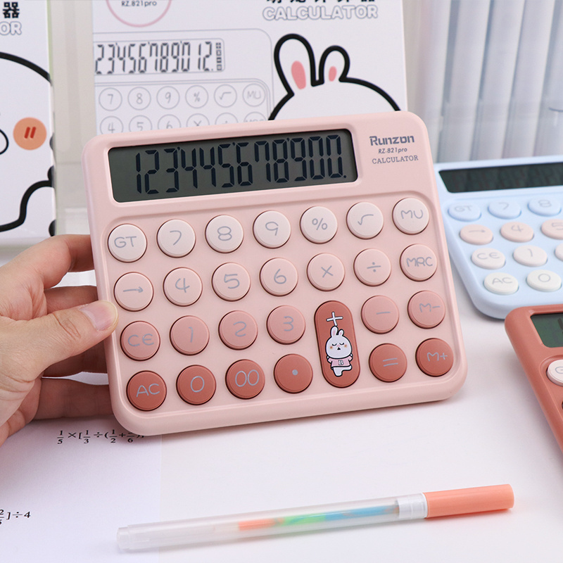 ANI Ready Stock 27 Steps Cute Calculator Simple Fresh Creative Fashion Calculator For Kids