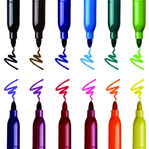 Wholesale Non-Toxic MultiColor Bright Dry Erase WhiteBoard Marker Pen Set