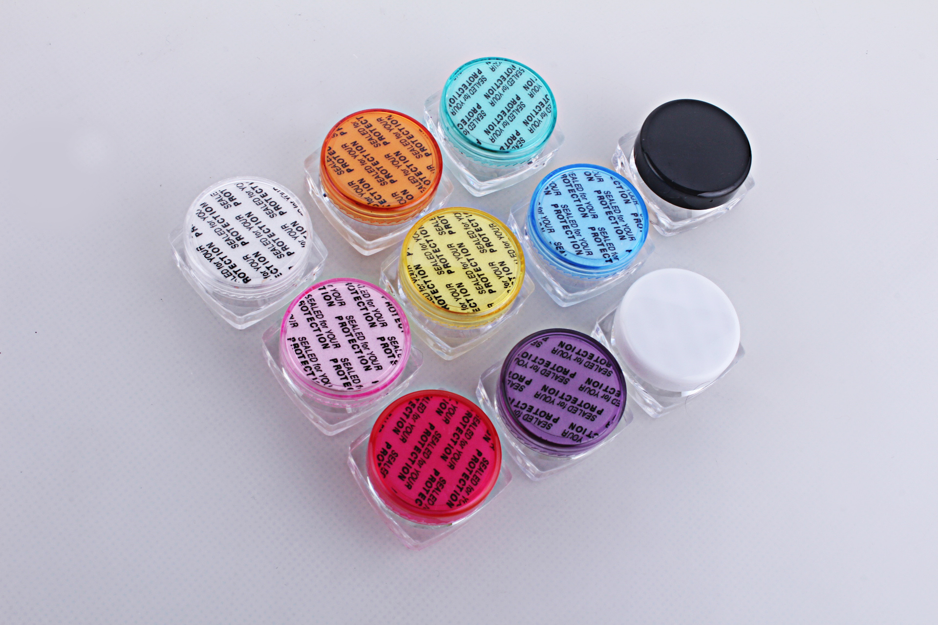 Foam Safety Flask Seals cap Pressure sensitive seal liner Foam Tamper Resistant Seals for Cosmetic Bottle/Jar Cap Liners