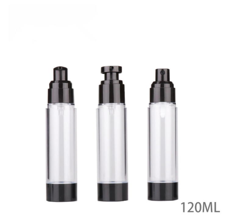 15ml 30ml 50 100 Luxury black/gold airless pump bottle serum bottle cosmetic packaging containers airless bottle