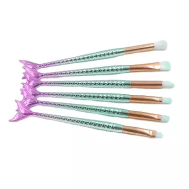 2023 high quality cosmetic makeup brush set tool mermaid makeup brushes brush for mask and foundation