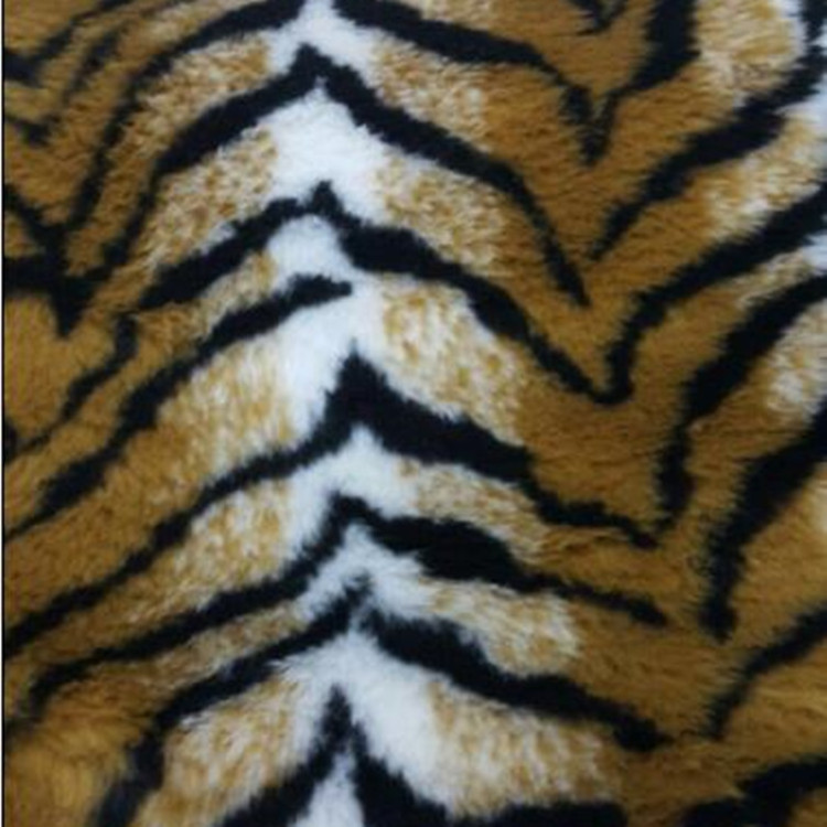 Wholesale Latest Design deer print boa faux fur fabric roll long hair fake fur