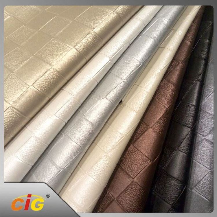 Embossed Artificial PVC Leather Cloth for Car Seat Cover