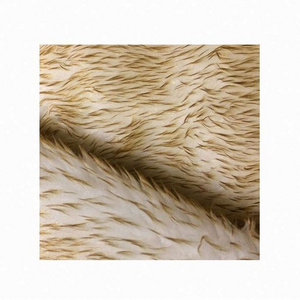 Wholesale Latest Design deer print boa faux fur fabric roll long hair fake fur