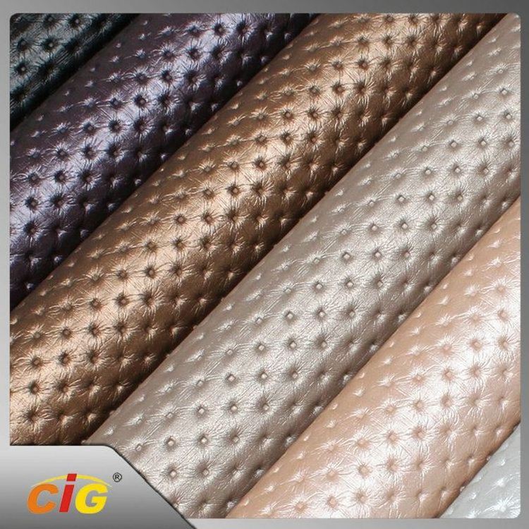 Fashion Design PVC Leather Car Seat Cover Material