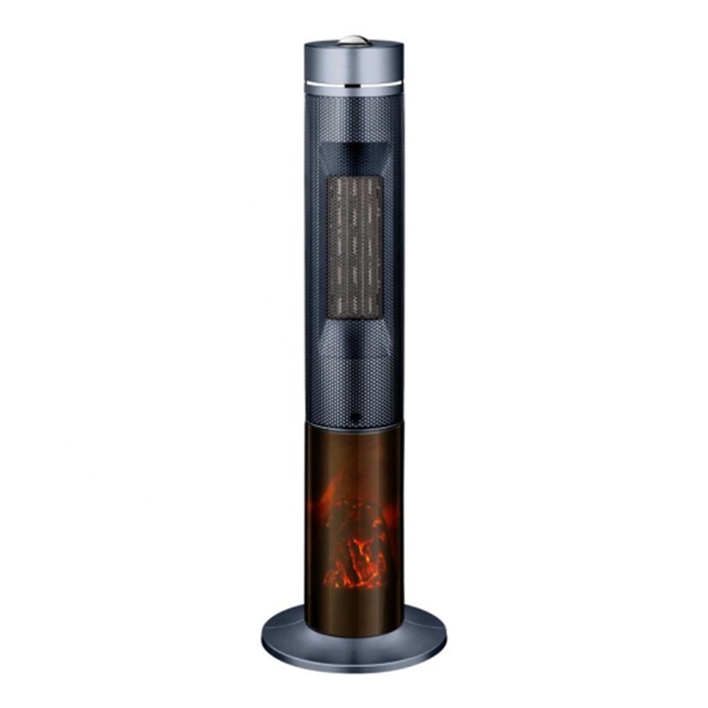 PTC2071L Fireplace tower PTC fan heater with remote control and temperature digital display