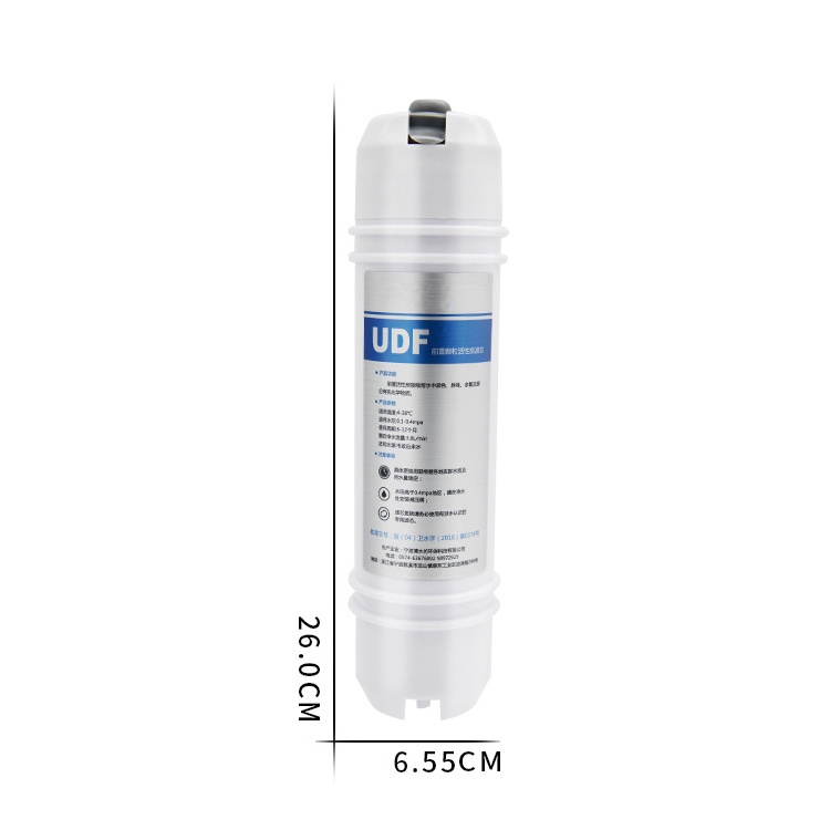 T33 Hot Sale Post Inline Quick Connect Carbon Water Cartridge Filter