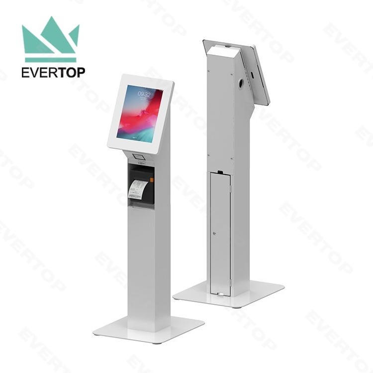 LSF17 Floor Touchscreen Kiosk Stand Touch Screen Kiosk Floor Stand Tablet Display Anti Theft Tablet Kiosk for 10