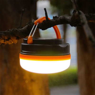 Battery Powered Mini LED Camping Lantern with Magnet Portable Outdoor Hiking Fishing Emergency Tent Lamp LED Camping Light