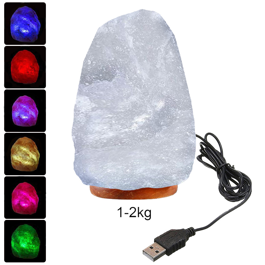 Modern Red Hymalayan Salt Lamps Moon Pink Rock Crystal Himalayan Salt Lamp White Decorative Large Child Camping Night Lights