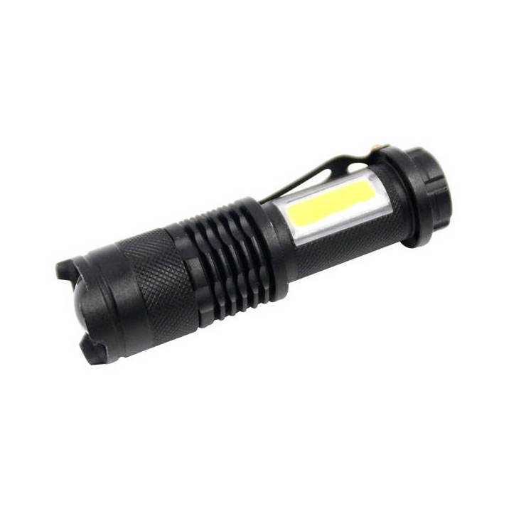 LED flashlight mini, New design zoomable led flashlights Aluminum rechargeable led flashlight waterproof with case