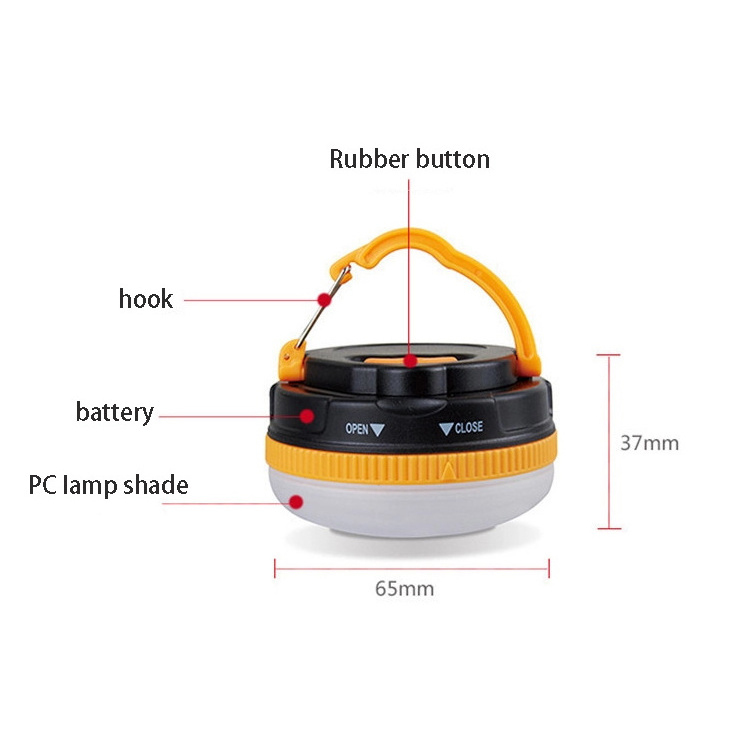 Battery Powered Mini LED Camping Lantern with Magnet Portable Outdoor Hiking Fishing Emergency Tent Lamp LED Camping Light