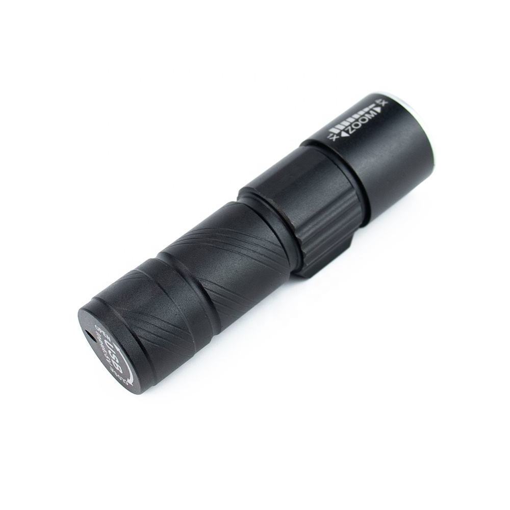 Zoomable Strobe High Power Led Torch Flashlight Rechargeable Baton Tactical Flashlight