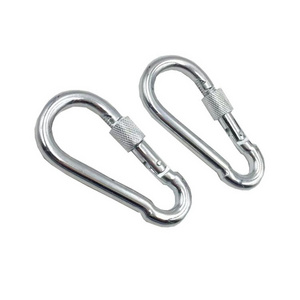 HengLong 316 Stainless steel M4 weight capacity 200Kg Spring Snap hook Quick Link Carabiner Hook Clip