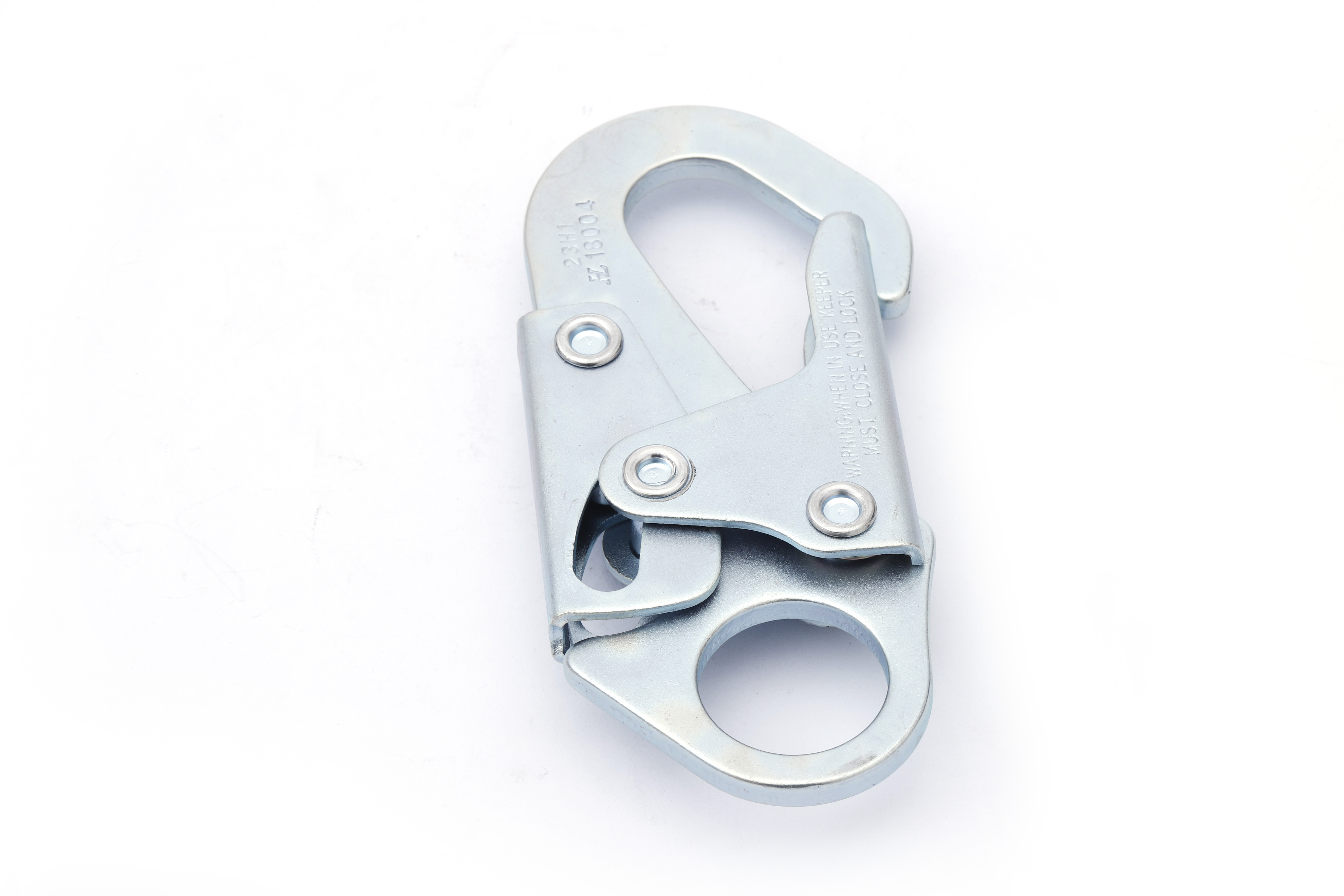 Factory made double locking safety swivel snap hooks