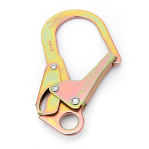 Forged steel safety metal bar hooks or safety carabiners for climbing equipment