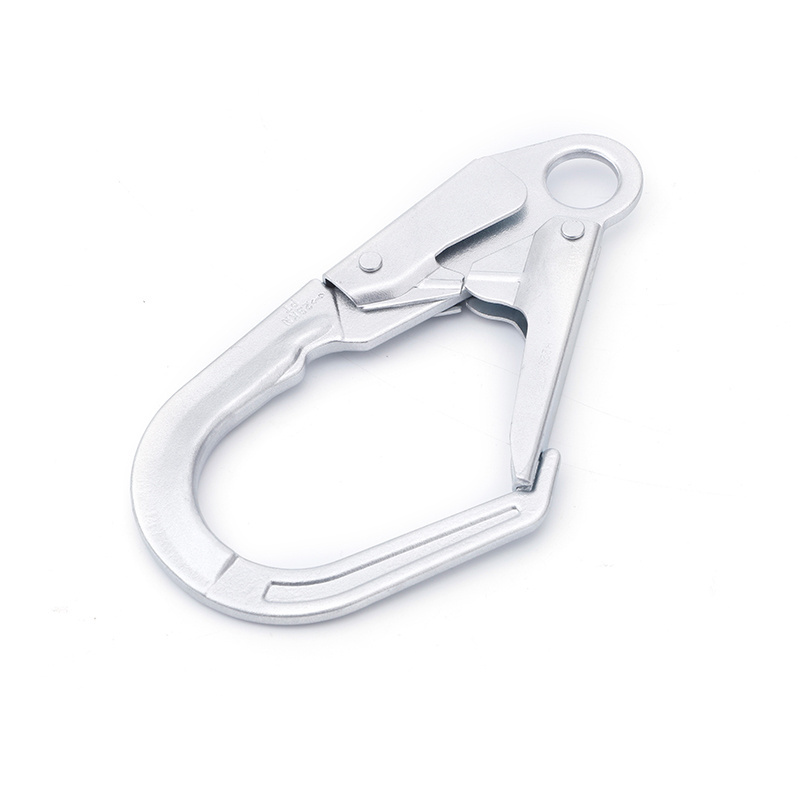 Harness Hook with Lanyard Full Body Aluminum Buckle Safety Armor Climbing Harness Safety Harness Fall Protection steel snap hook