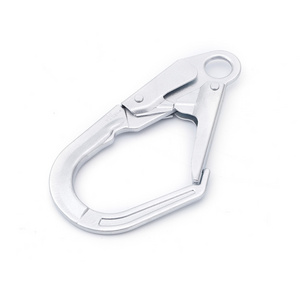 Harness Hook with Lanyard Full Body Aluminum Buckle Safety Armor Climbing Harness Safety Harness Fall Protection steel snap hook