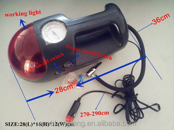 Mini Rechargeable Battery Charger And Inflator Pump 12v Portable Car Air Compressor