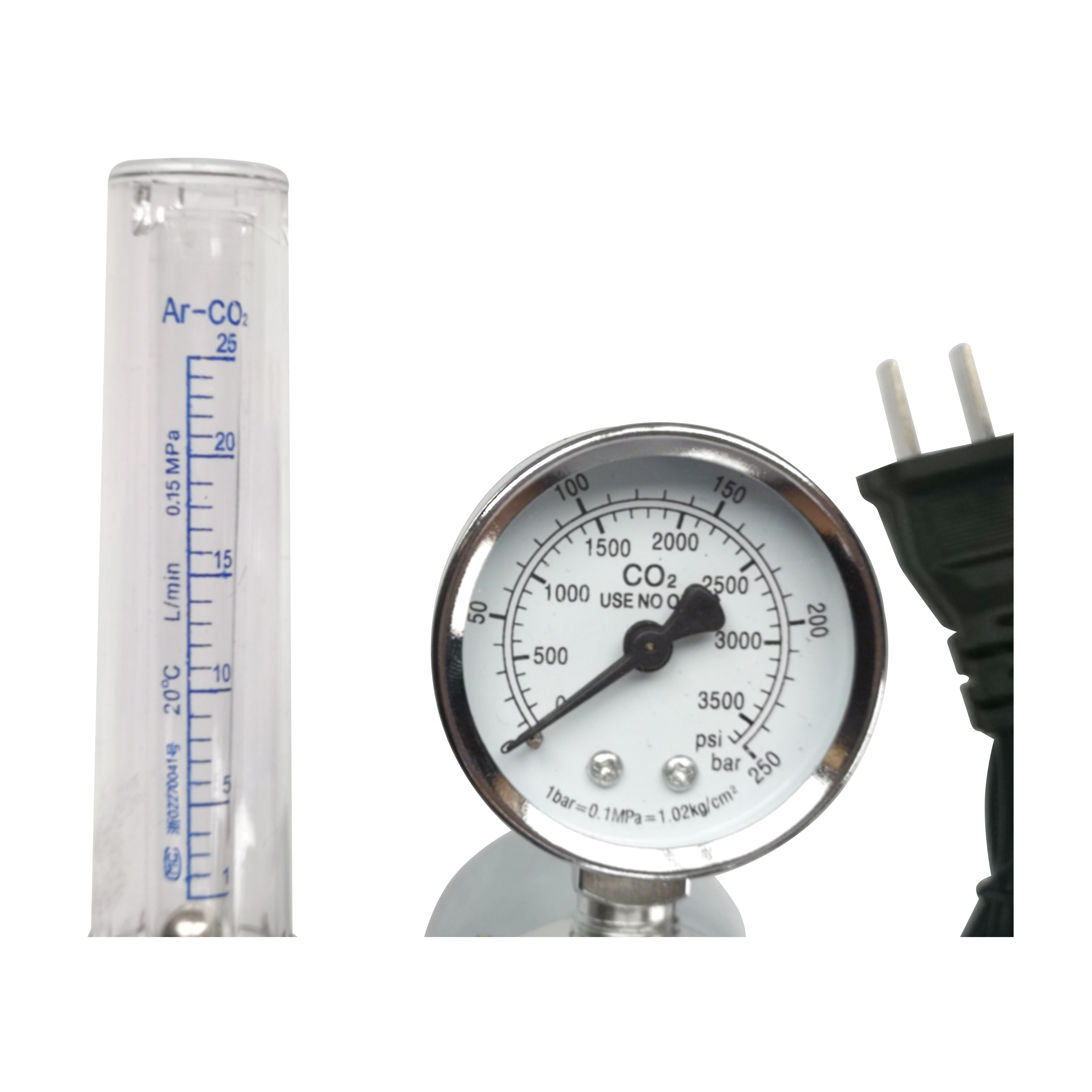 W21.8-14 heated co2 regulator with cheap price for welding