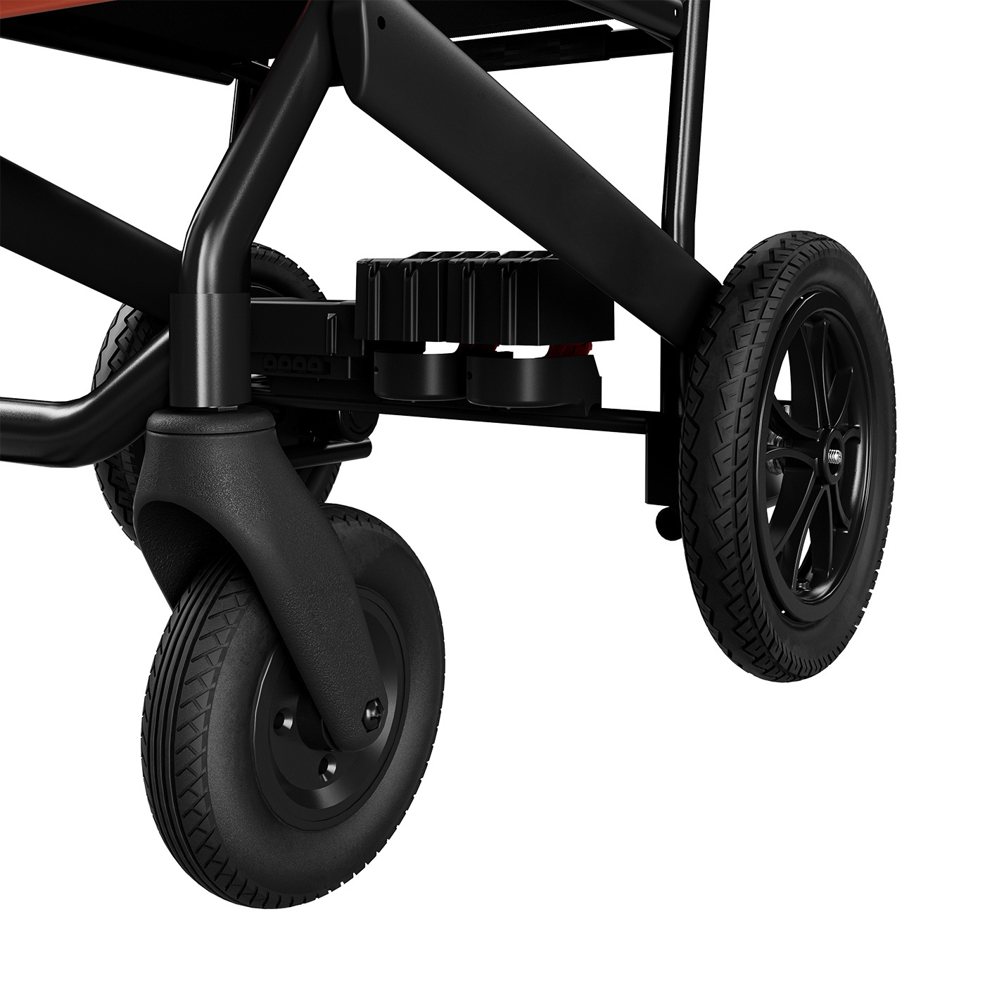 2023 Fully Automatic Power Fold Carbon Fiber Handicapped Wheelchair Electric Wheel Chair with Remote Control for the Elder