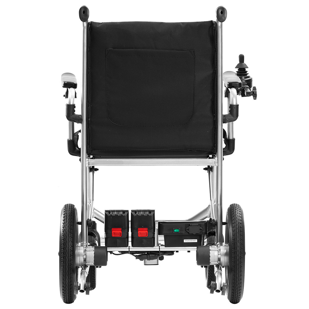 2023 New Style Outdoor Travel Ultra Light Portable Lithium Battery Fully Automatic Remote Control Folding Electric Wheelchair