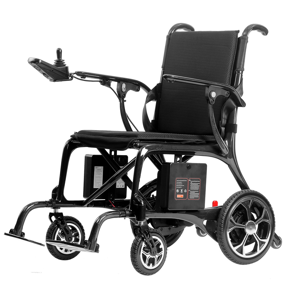 Luxury Light 12.5kg Carbon Fiber Electric Wheelchair Electric Car For Disabled People In Wheelchair For Disabled Travel