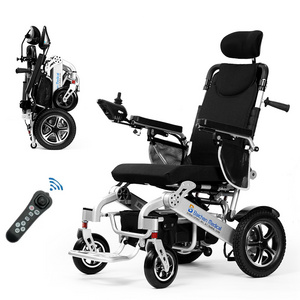 Reclining Electric Wheelchair Lightweight Electronic Wheelchair For Elderly People Silla De Rueda Electrica