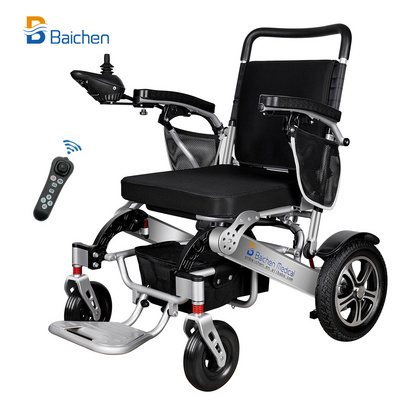 Rehabilitation Therapy Supplies Health Care Elderly Folding Electric Wheel Chair Reclining Electronic Wheelchair