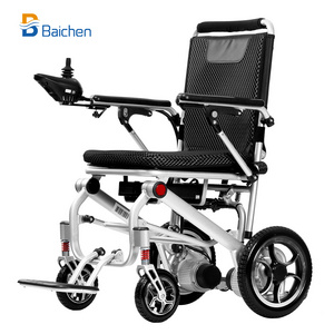 2024 Best Selling Remote Auto Folding Outdoor Beach Wheelchair Portable Smart Electric Wheelchair For Disabled