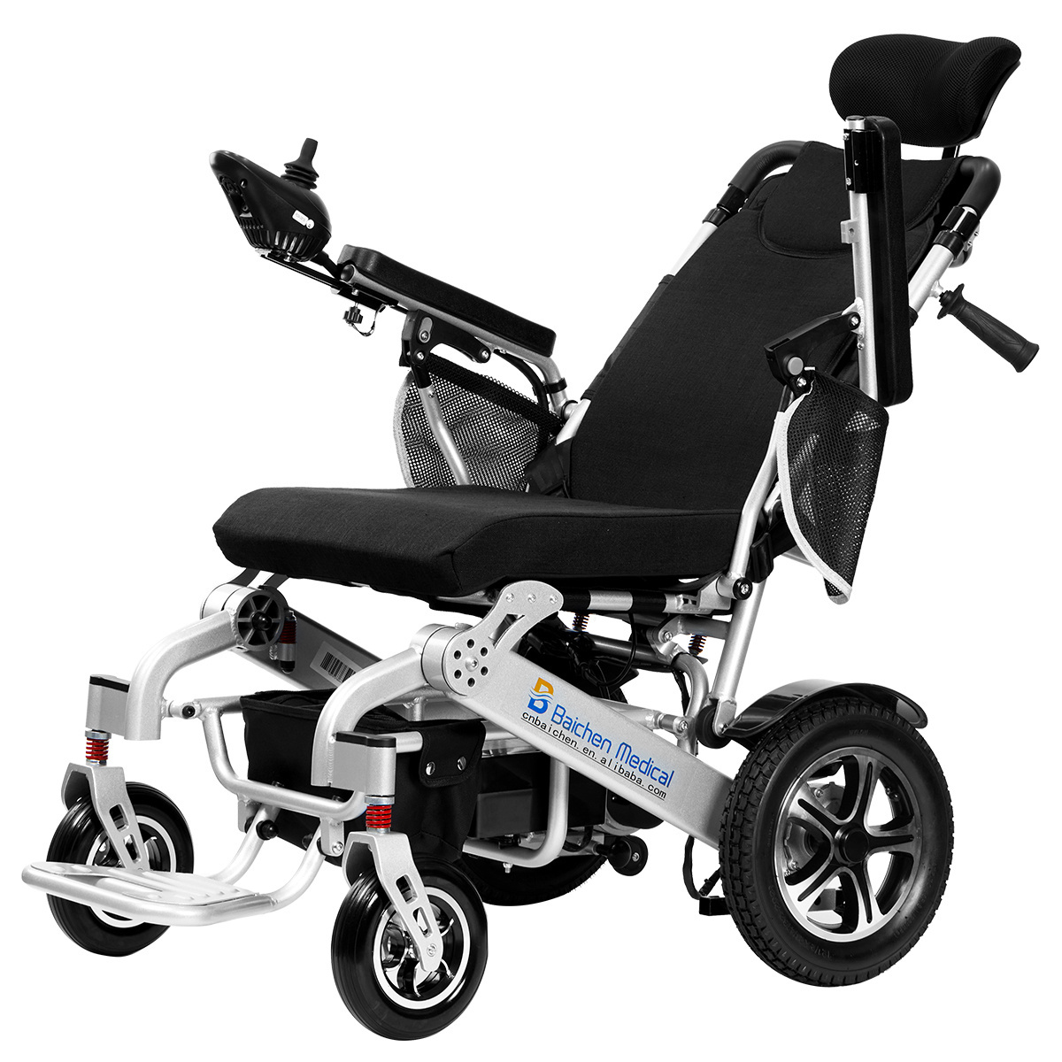 Reclining Electric Wheelchair Lightweight Electronic Wheelchair For Elderly People Silla De Rueda Electrica