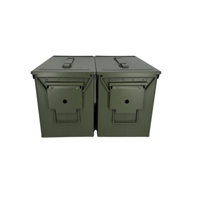 Camo PA108 Fat 50 Cal Tactical Lockable Metal Waterproof Ammo Storage Box Ammo Cans