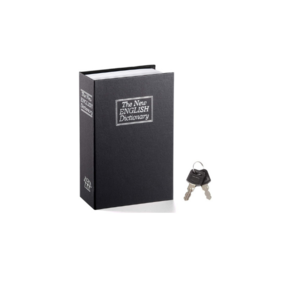 Customized Cover Secret Hidden Storage Diversion Book Safe Box with Key Lock B18K